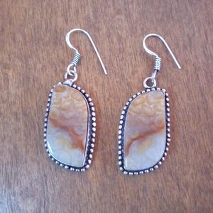 Fossil Coral Earrings